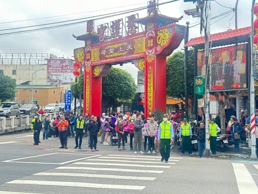 龍德宮四媽祖4/4起馬　5000信徒9天8夜徒步遶境！桃警強力維安交管