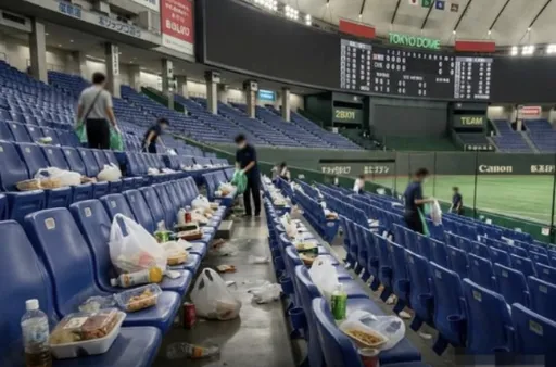台媒全上當！東京巨蛋「台人亂丟垃圾照」是假的　日媒揭3破綻