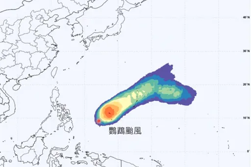 今年第3號颱風「鸚鵡」今晚恐生成！最新動向曝光