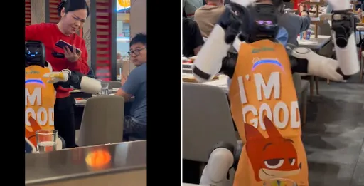 海底撈機器人失控敲飛餐具　3員工合力「制伏」