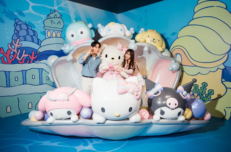 六大 Sanrio 角色將於香港海洋公園內驚喜現身，以可愛的經典造型與大家近距離見面。業者提供