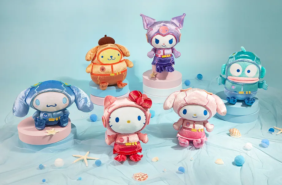 海洋公園 x Sanrio characters「蔚藍海洋之旅」推出多款粉絲必買的可愛精品。業者提供