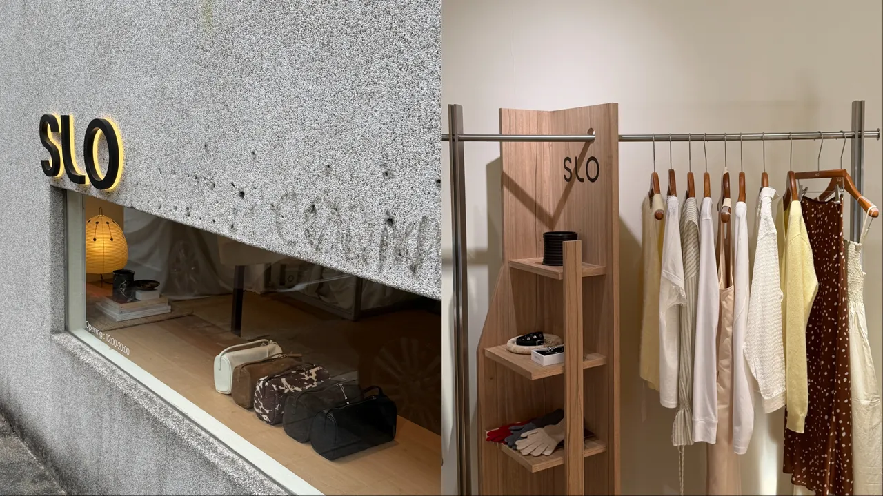 SLO位於台北的快閃空間將開放至3月31日。品牌提供