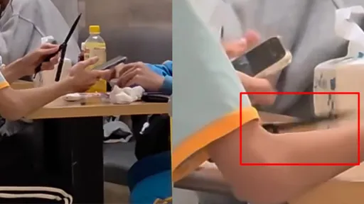 桃園國中生餐廳玩耍刀械遭炎上　教育局：完成校安通報將輔導學生