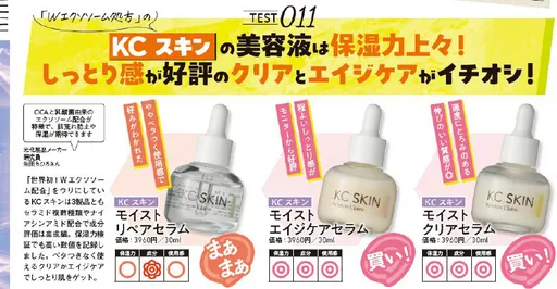 日本權威美妝榜單出爐　KC SKIN雙精華奪「必買」認證