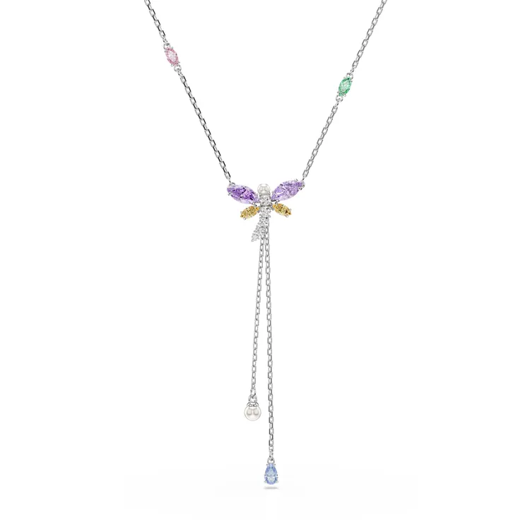 Ariana Grande x Swarovski Y形項鍊，7300元。品牌提供