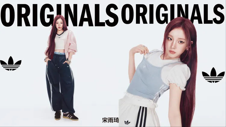 宋雨琦拍攝adidas Originals形象廣告。品牌提供