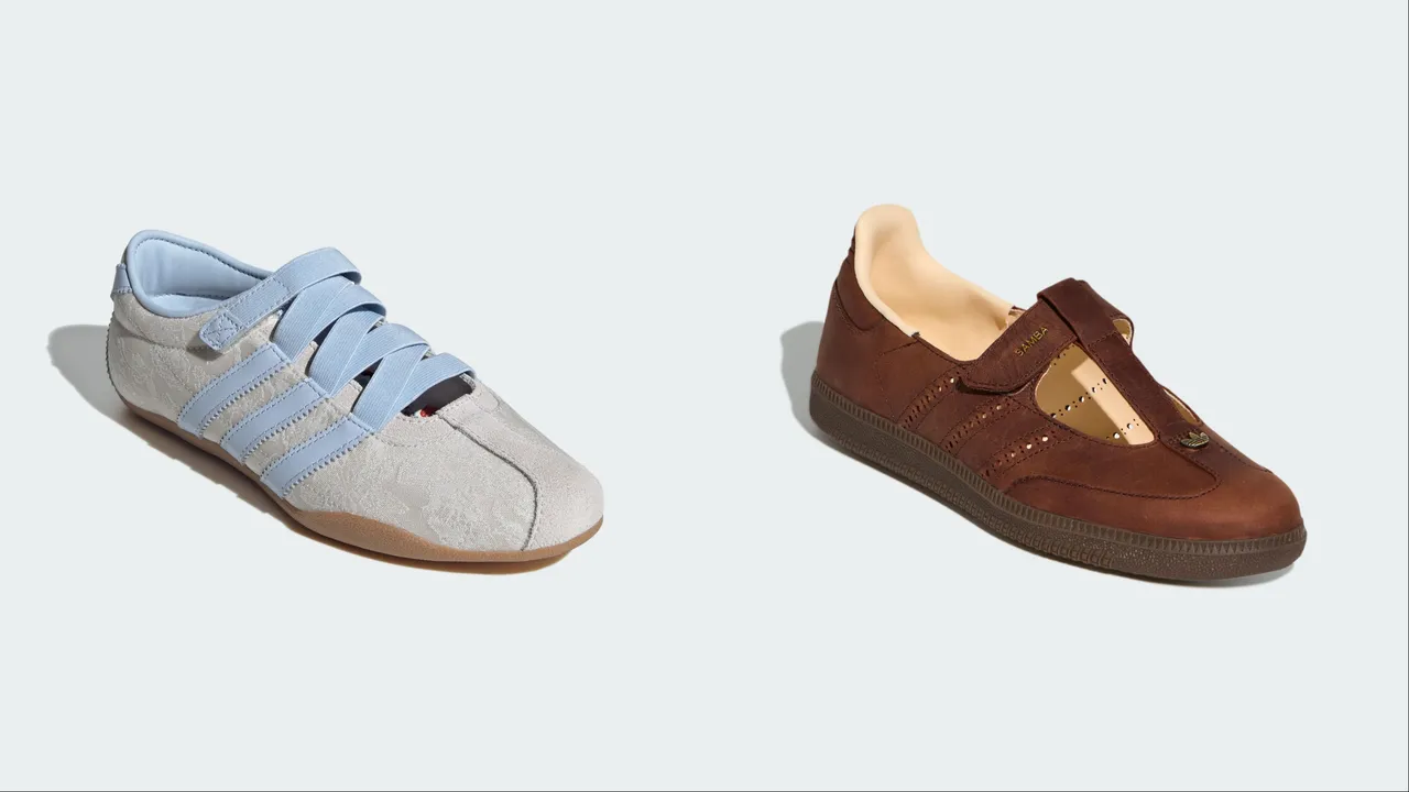 adidas Originals TOKYO MJ（左）3290元、SAMBA瑪莉珍（右）3690元。品牌提供