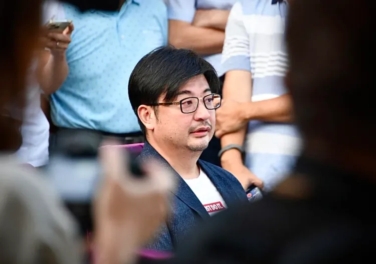 彰化縣議長謝典霖昨日拋出震撼彈，坦言父親已表態，反對家族成員投入縣長選舉。翻攝謝典林臉書