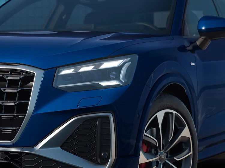 Audi Q2全車系導入Matrix LED矩陣式頭燈。原廠照片
