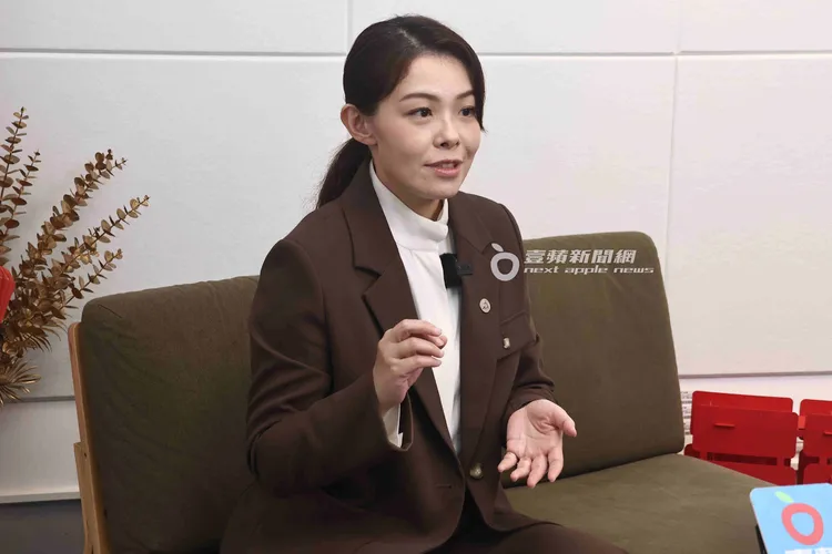 新竹市長高虹安，接受壹蘋專訪。黃威哲攝