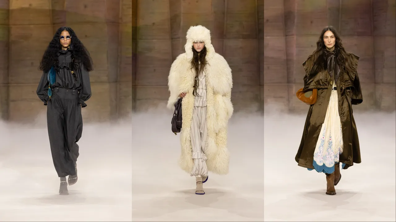 Chloé 2026秋冬系列。品牌提供