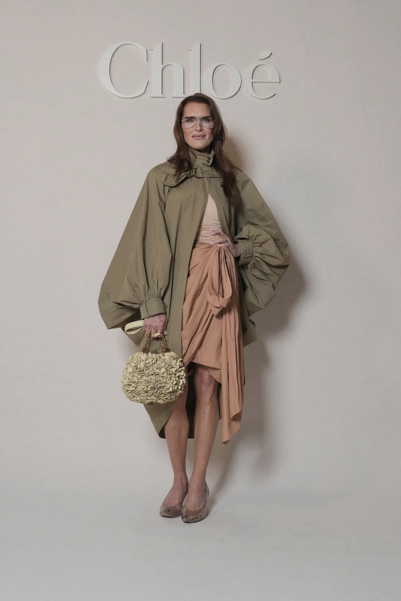 傳奇影星Brooke Shields出席Chloé 2026秋冬大秀。品牌提供