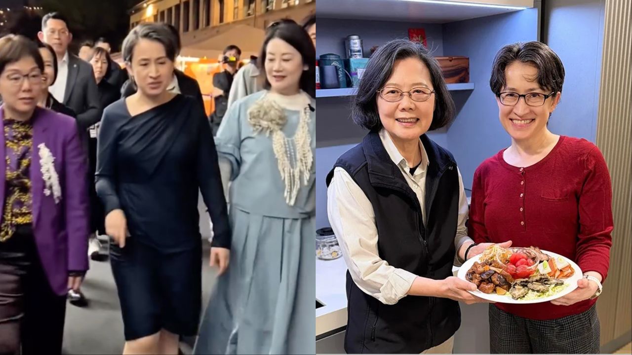 蕭美琴典雅現身時裝周!超美禮服釣出蔡英文留言 網狂按讚