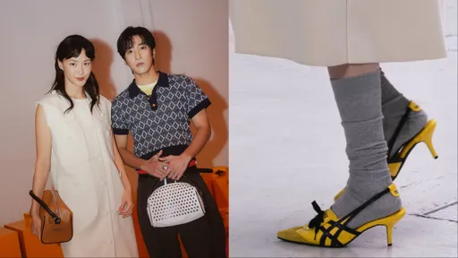 米蘭時裝周｜婁峻碩時髦同框鍾瑶　看鬼塚虎把MEXICO 66變高跟鞋