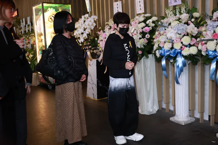 詹雅雯很難過。彭欣偉攝