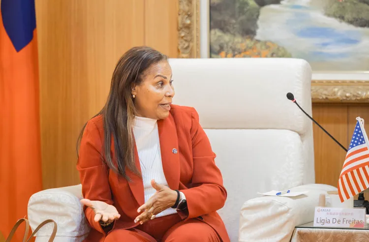 美國紐澤西州紐華克市副市長Ligia De Freitas三大領域要與桃園市全面對接。市府提供