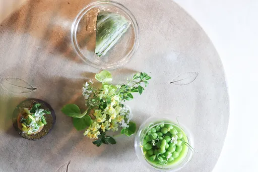 米其林一星《巴黎廳1930 x 高山英紀》春作登場　純白新綠甦醒之味