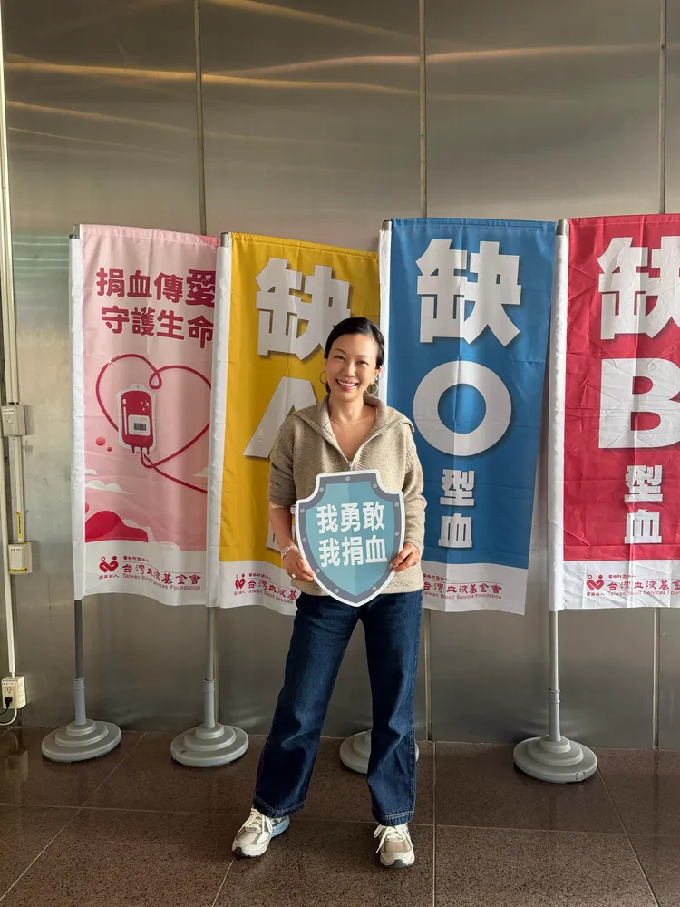 Summer捐血助人。喜鵲提供