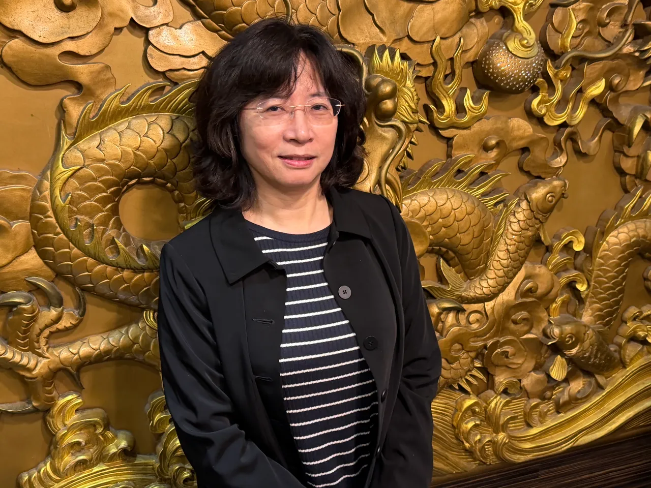 民航局長何淑萍出席年度媒體活動。莊偉祺攝