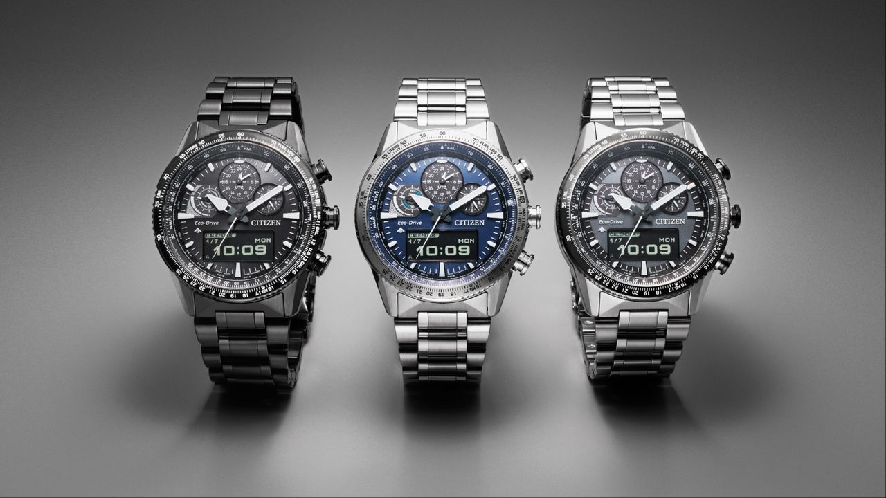CITIZEN全新飛行錶三色齊發 錶殼仿機翼流線切角太帥了