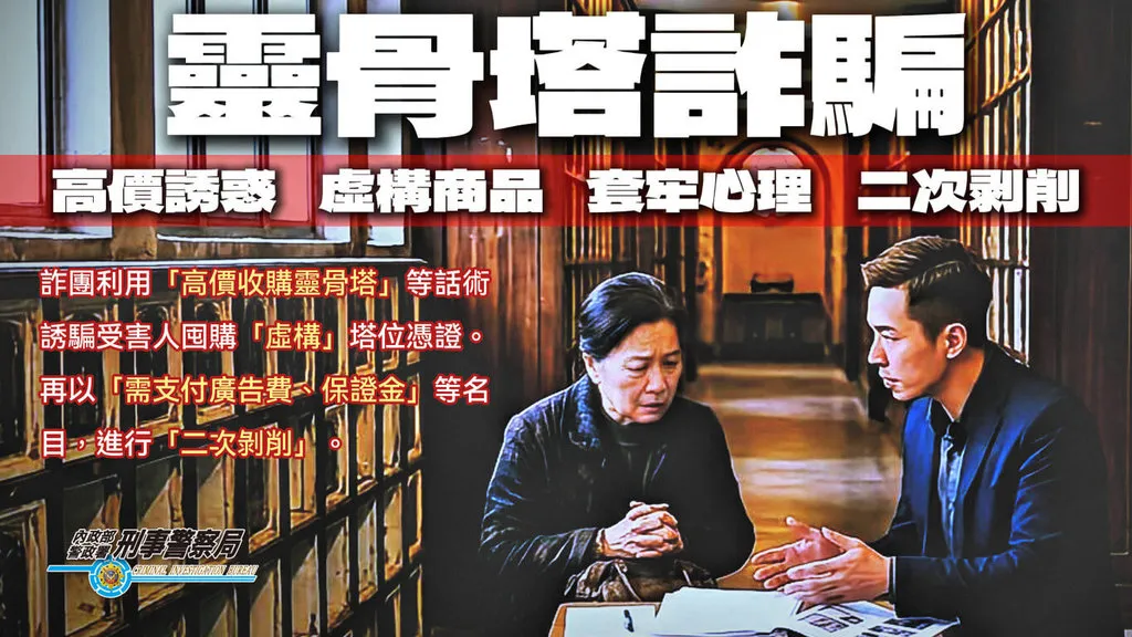 假冒鎮瀾宮特助收購靈骨塔　男遭二度剝皮抵押5屋慘失4000萬