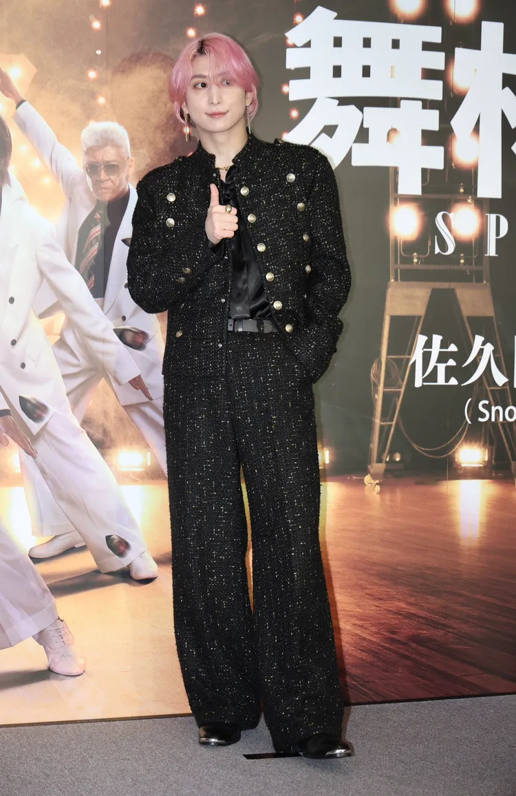 佐久間大介希望Snow Man來台開唱，喊話站上台北大小巨蛋。莊宗達攝