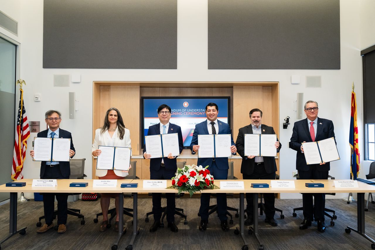 陳其邁訪美|前進亞利桑那「光學之谷」 促成產官學六方人才MOU