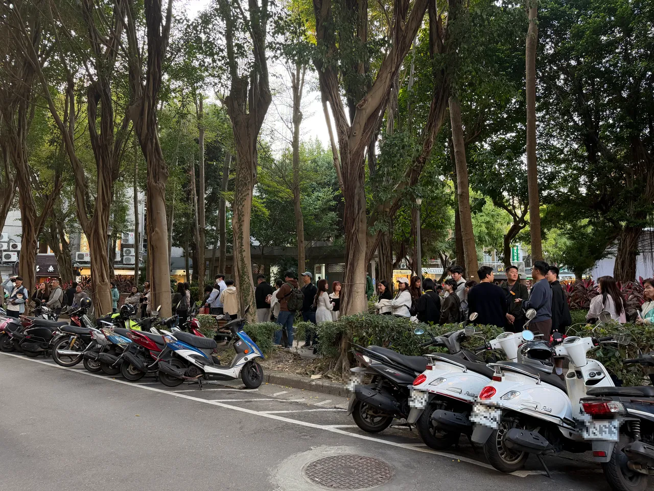 獨家直擊｜永康街爆排！韓國人繞公園「搶買1物」　連台人也認：好吃