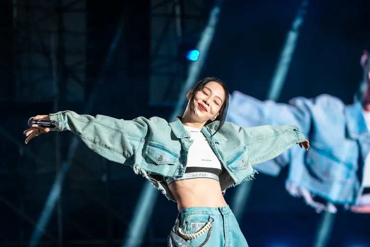 孫淑媚享受演出。寬寬整合提供