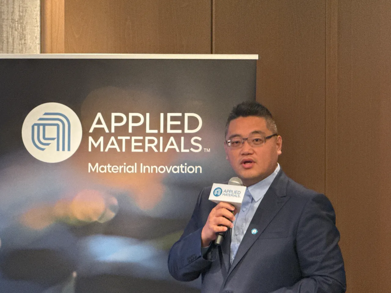 應用材料資深處長劉中偉。呂承哲攝