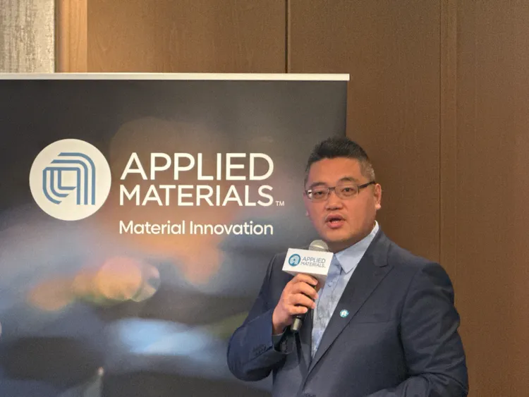 應用材料資深處長劉中偉。呂承哲攝