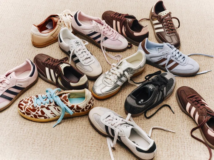 Samba本季展現豐富工藝層次與材質對話，推出水鑽、動物紋、拼接款式。品牌提供