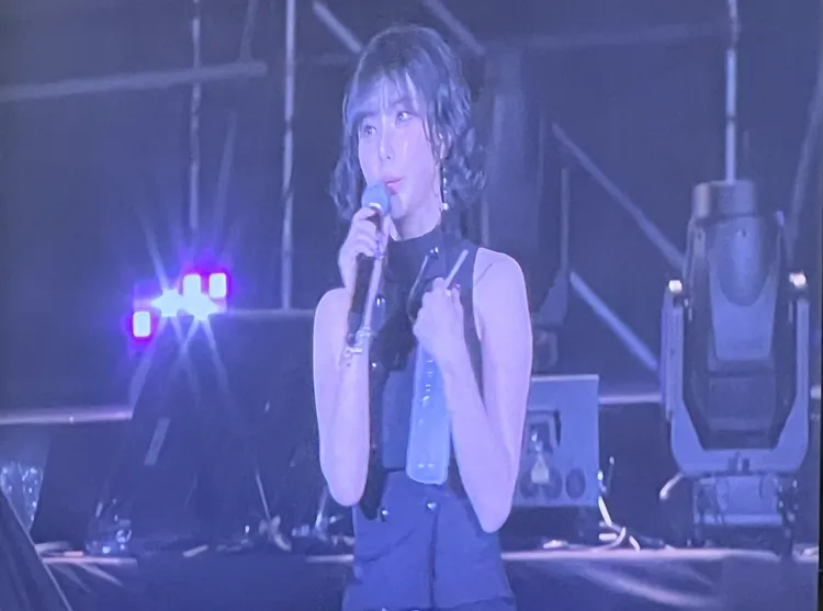 銀河覺得台粉合站喊YEAH很可愛。讀者提供