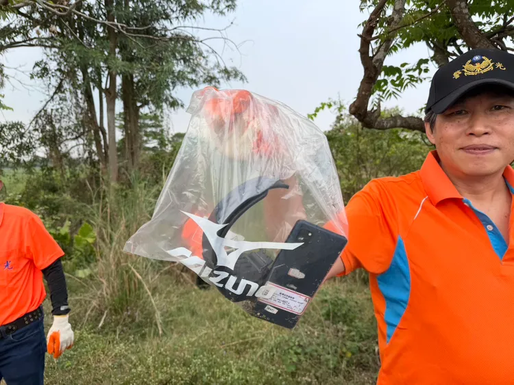 徐漢拆卸電子腳環後棄保潛逃。翻攝畫面