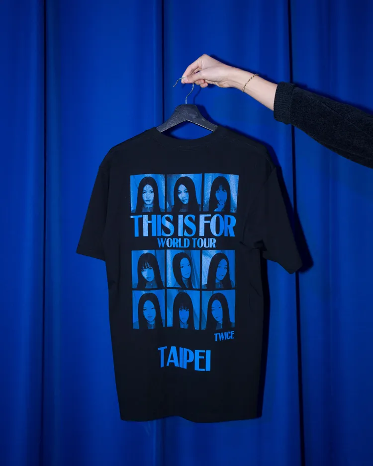 台北限定城市T恤黑色款。Live Nation Taiwan提供