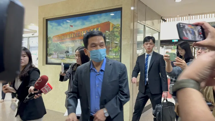 黃景茂圖利京華城容獎案一審被判6年6月，褫奪公權3年。特勤中心攝