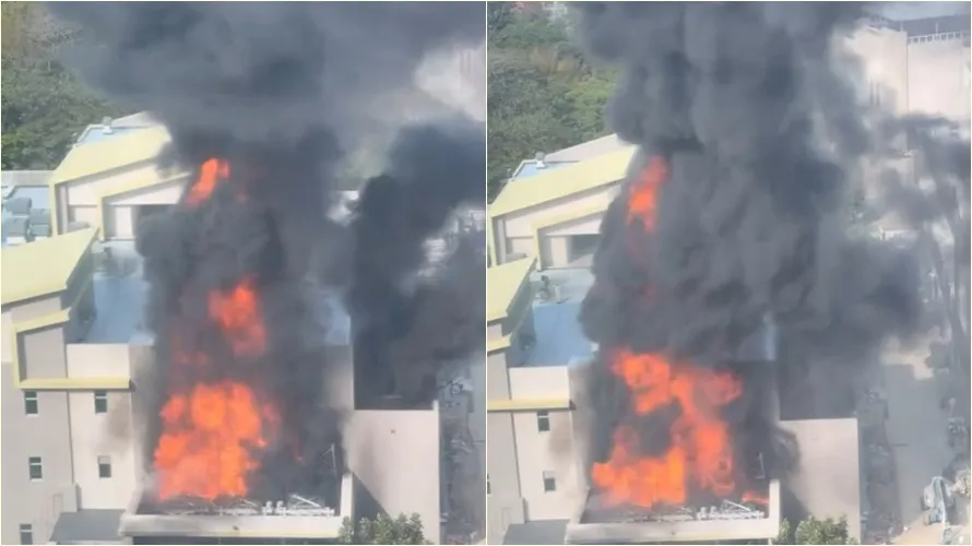 竹科變電所大爆炸！目擊者嚇壞：以為飛彈打過來