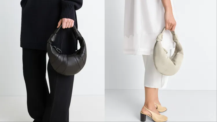 LEMAIRE Mini Fortune Croissant包，各3萬3380元。品牌提供