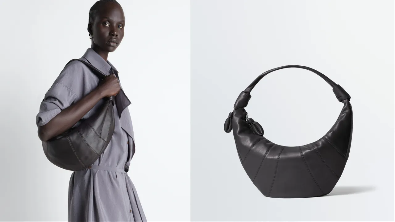 LEMAIRE Fortune Croissant Bag（限定色深巧克力），4萬6080元。品牌提供