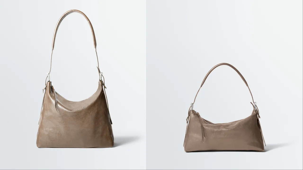 LEMAIRE Belt Hobo（左）4萬6080元、Belt Baguette（右）4萬1880元。品牌提供