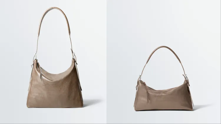 LEMAIRE Belt Hobo（左）4萬6080元、Belt Baguette（右）4萬1880元。品牌提供