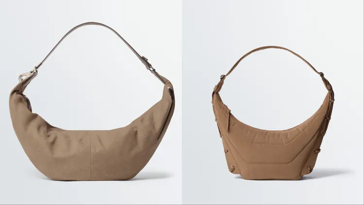 LEMAIRE XL Quiver Clip（左）4萬5980元、中號Soft Game（右）2萬7480元。品牌提供