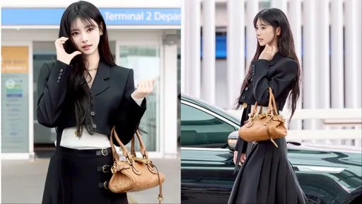 MEOVV Anna飛巴黎機場狂送臉頰愛心　絕美側顏根本底片殺手