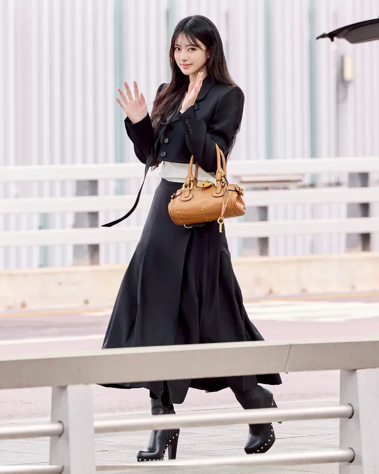 Anna現身仁川機場。品牌提供