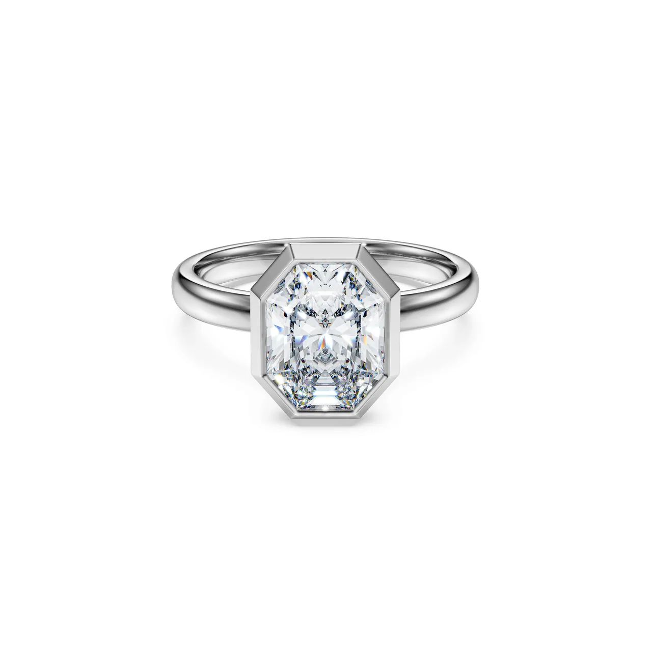SWAROVSKI Octagon包邊戒指，14萬5000元。品牌提供
