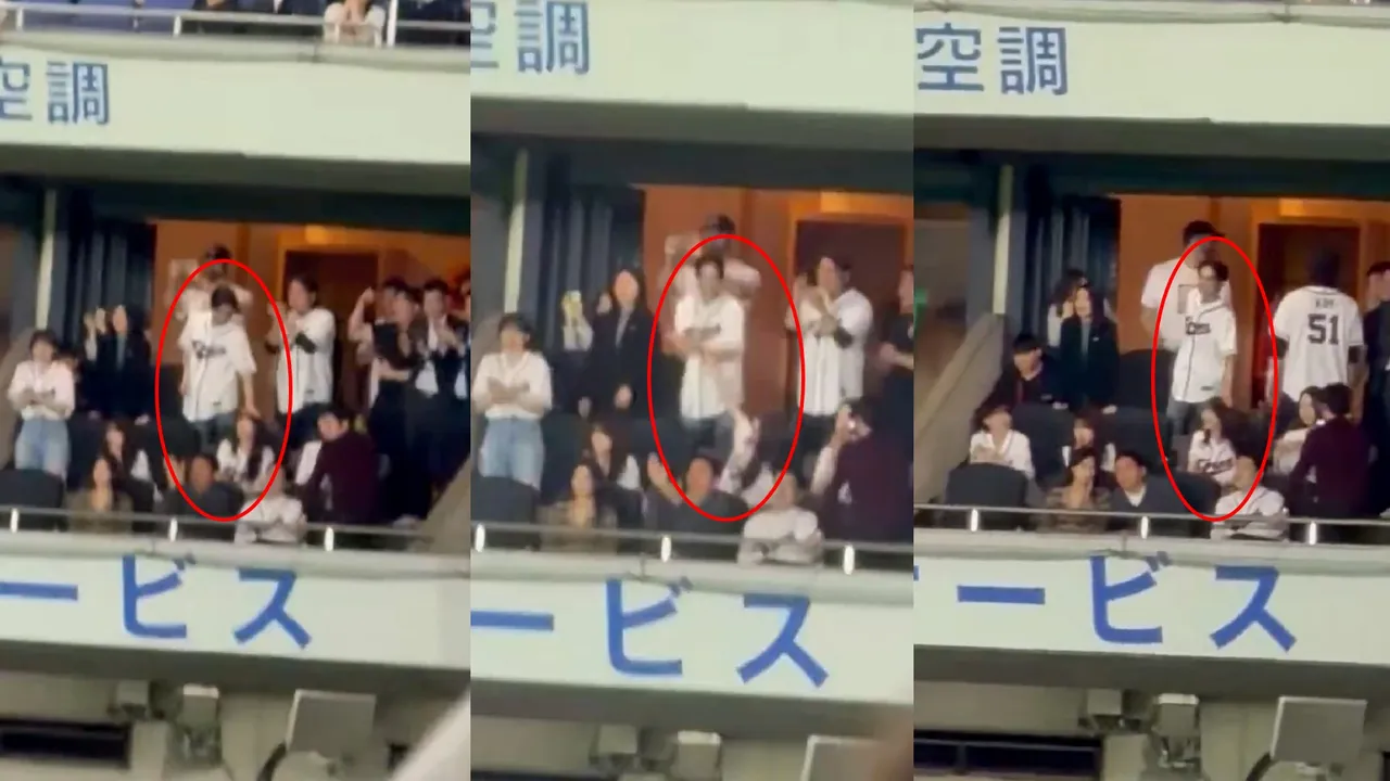 友榮揉揉Chuu的頭，Chuu回頭打他手臂，友榮又拍拍Chuu的頭。坐在Chuu旁邊的李多慧則與友榮沒什麼互動。翻攝X