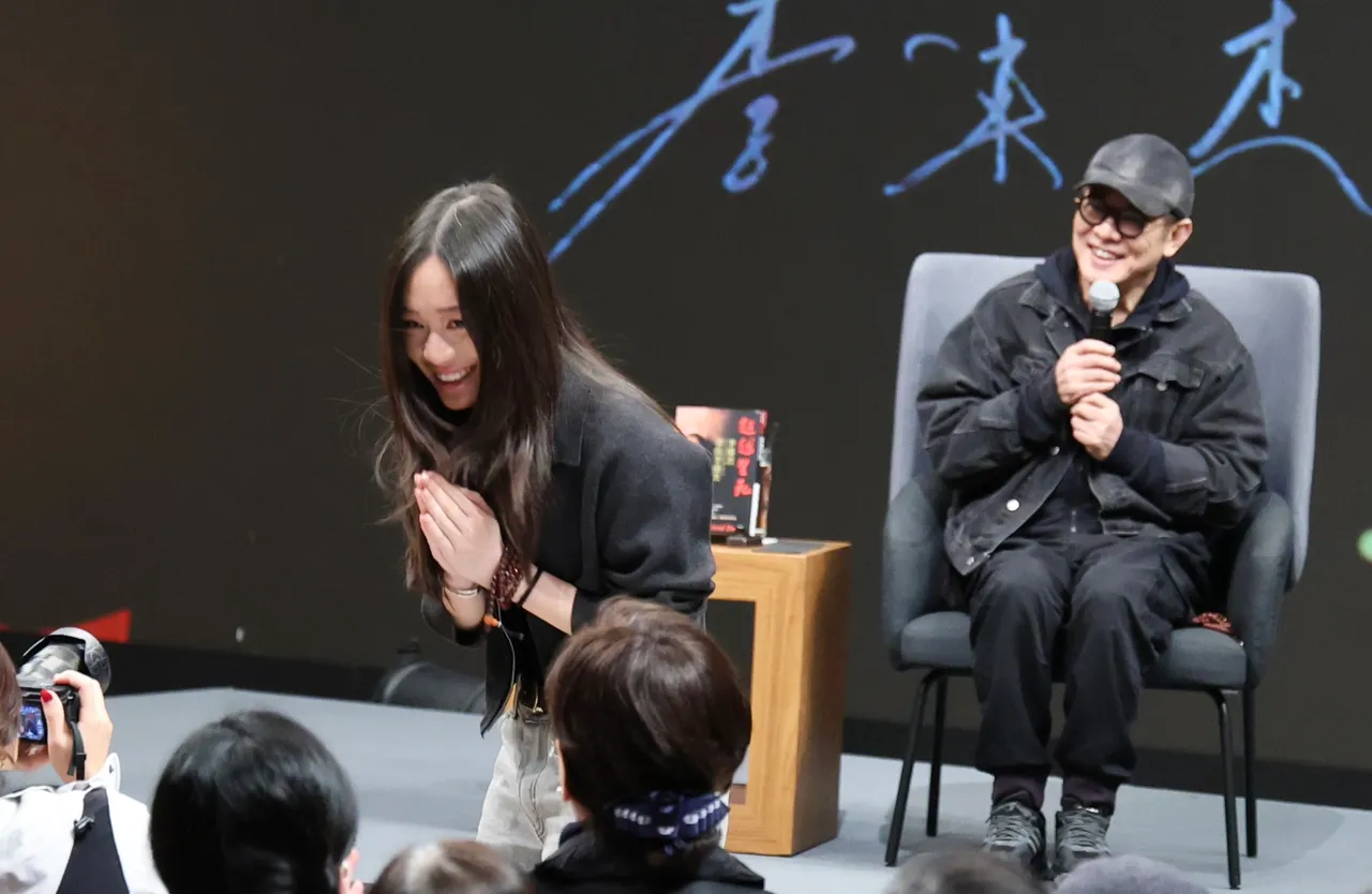 李連杰小女兒也現身。莊宗達攝