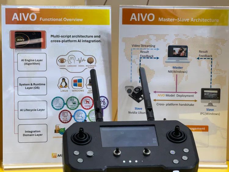 在應用布局方面，無人機是擷發科技另一個重點方向。呂承哲攝