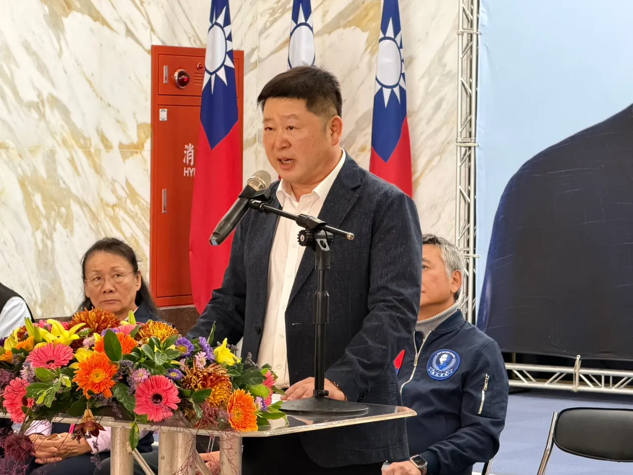 議長張峻今天宣布投入年底花蓮縣長選戰。張峻服務處提供